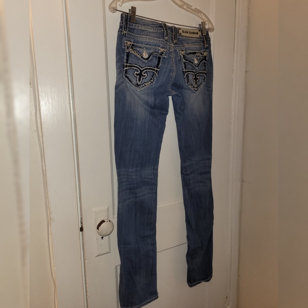 Rock Revival Straight Leg Jeans Size W27